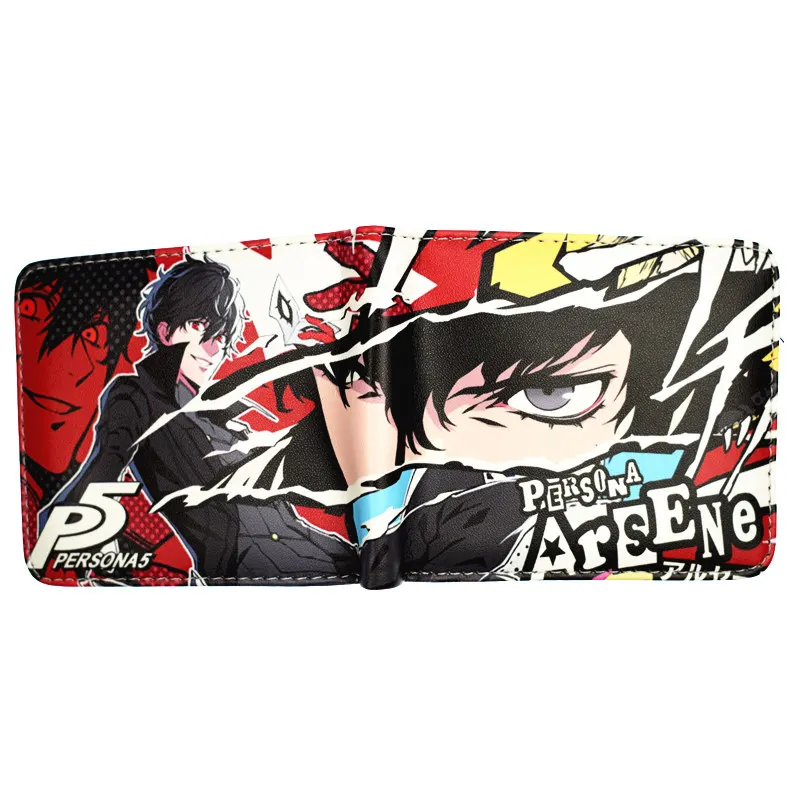 PS игровой кошелек Persona5 кошельки Мужской кошелек с карманом для монет