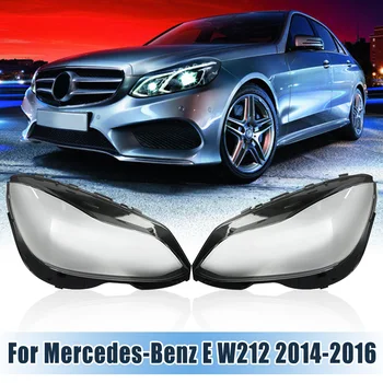 

2x Lamp Cover For Benz w212 Front Headlights Glass Mask Transparent Shell Lamp Masks E200L E260L E280L E300 2014-2015 4769886123