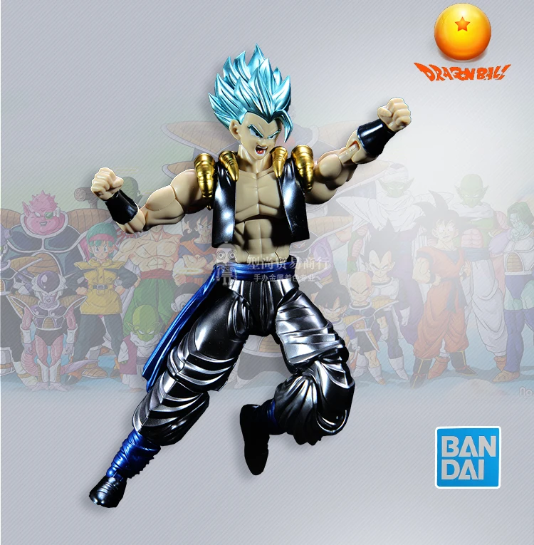 BANDAI 1/100 японского аниме Dragon Ball Gogeta подарок на день рождения из металла цветная Сборная модель игрушки Фигурки Рождественский подарок