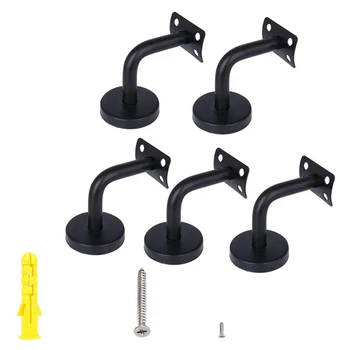 

Promotion! Sturdy Handrail Bracket, Solid Banister Rail Bracket, Stair Handrail-5PCS-Curved Joint 60X80mm