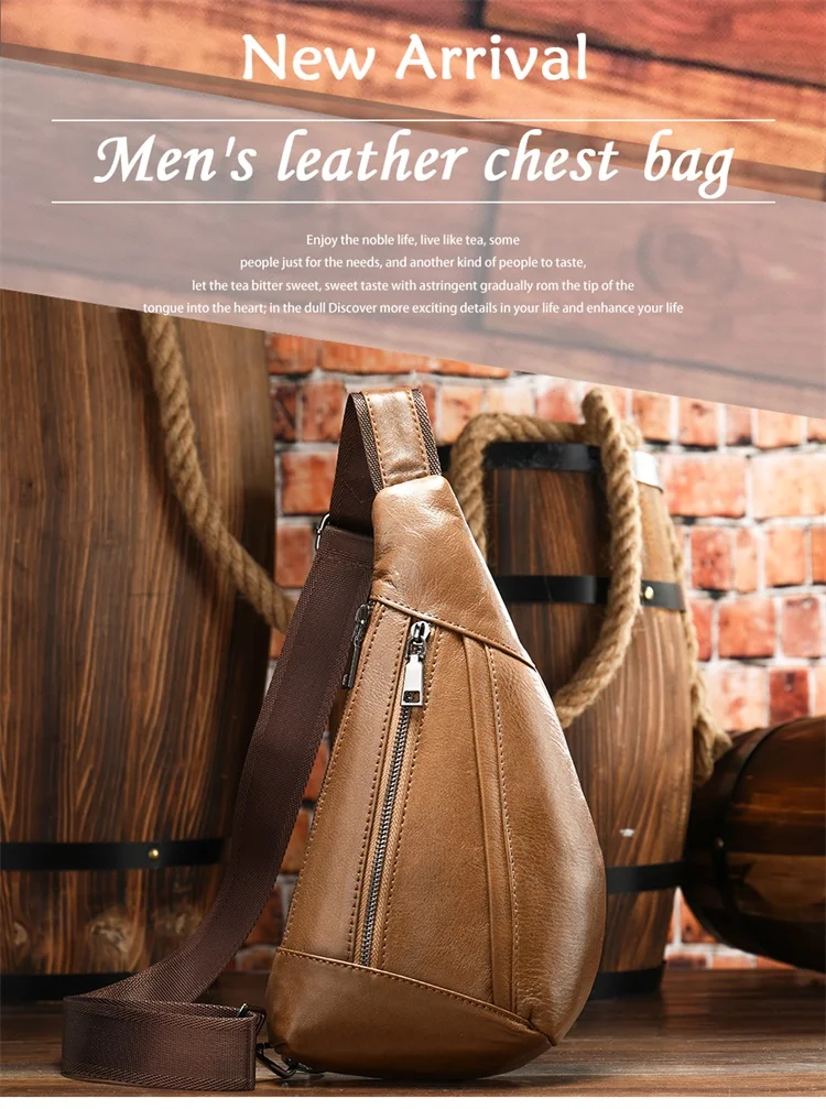 Echtes Leder Umhängetasche Für Herren Messenger Brusttasche_voghion.com