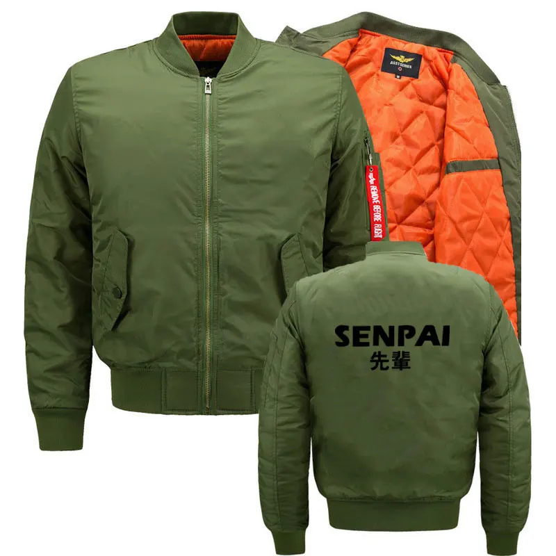Japanese style bomber jacket Man women SENPAI Jackets Streetwear clothes Ma1mens jackets Coat jaqueta masculino Size S-6XL