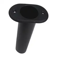 Пластиковый держатель стержень 90 градусов, заподлицо рыболовная удочка Органайзер хранения держит для корабля яхты морской(черный