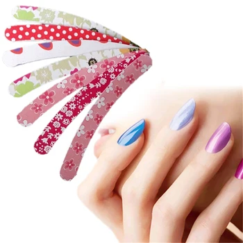 

Double Sided Nail Emery Boards Files Buffer Salon Pedicure Manicu