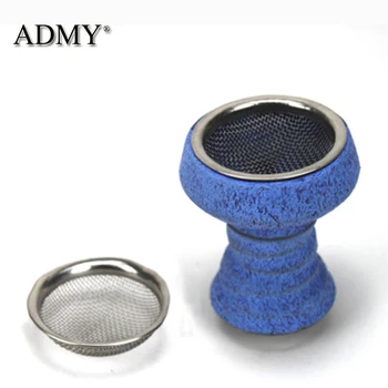 

ADMY Stainless Steel Hookah Tobacco Wire Mesh Shisha Chicha Accessories Narguile Filter Bowl-shaped
