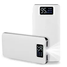 Mi ni power bank 20000 mah xiao mi mi lcd usb powerbank 휴대용 충전기 외장 배터리 poverbank for iphone 7 6 5 4x8(China)