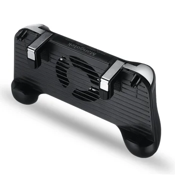 

4 In 1 Gamepad Joystick Game Controller L1R1 Shooter Gaming Trigger Cooling Fan Radiator Mobile Phone Holder