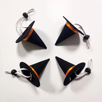 

Pet Halloween Costumes Spider Pumpkin Hat-Dog Cat Witch Wizard Hat for Halloween Parties