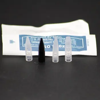 

100Pcs Sterile Disposable Permanent Makeup Eyebrow Lip Tattoo Tips Needle Caps For Merlin Mosaic Dragon Tattoo Machine