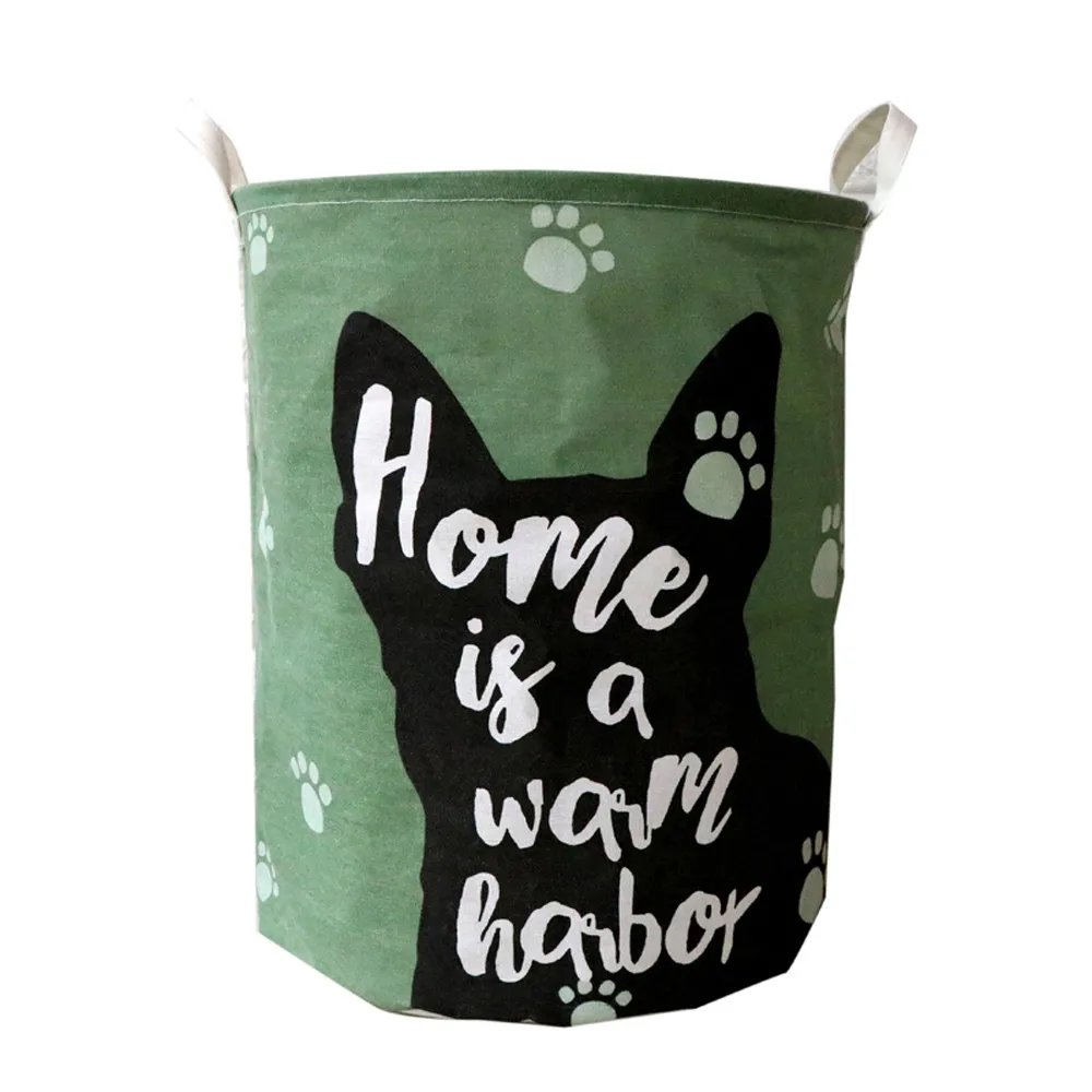 B Водонепроницаемый холст простыни для белья корзина для хранения складной ящик для хранения мешок для белья аксессуары для ванной комнаты 2 - Цвет: B