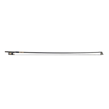 

Violin Bow 4/4 Carbon Fiber Bow with Ebony Frog Real Mongolia Horsehair Golden Wrapped Violin Accessories for 4/4 Violin