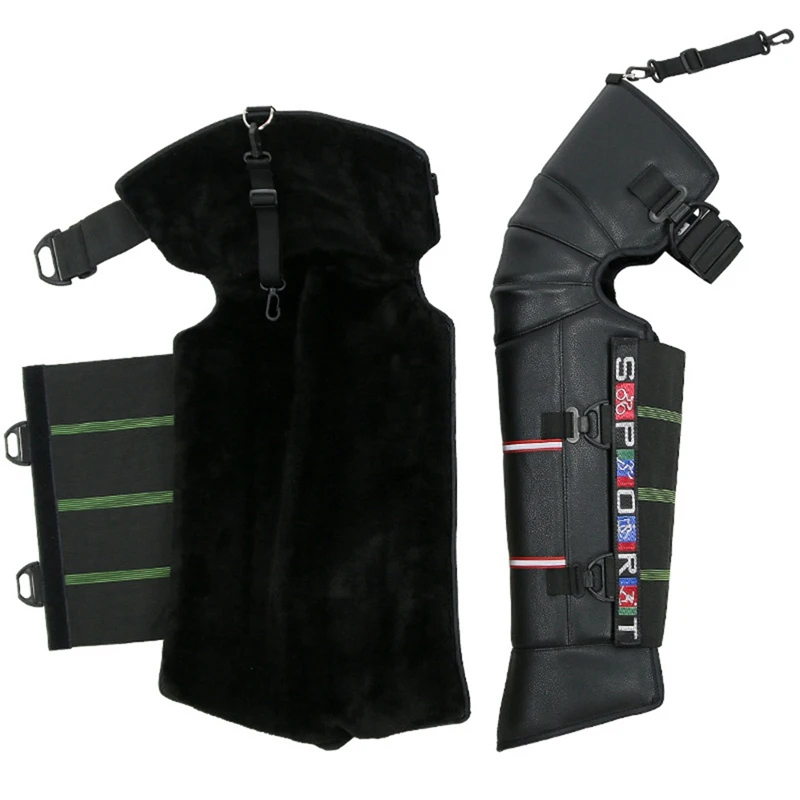 

2Pcs Motorcycle Warm Kneepad Windproof Rider Keeping Knee Warm Pads Legs Protector Thickening Cold-Proof Winter Scooter