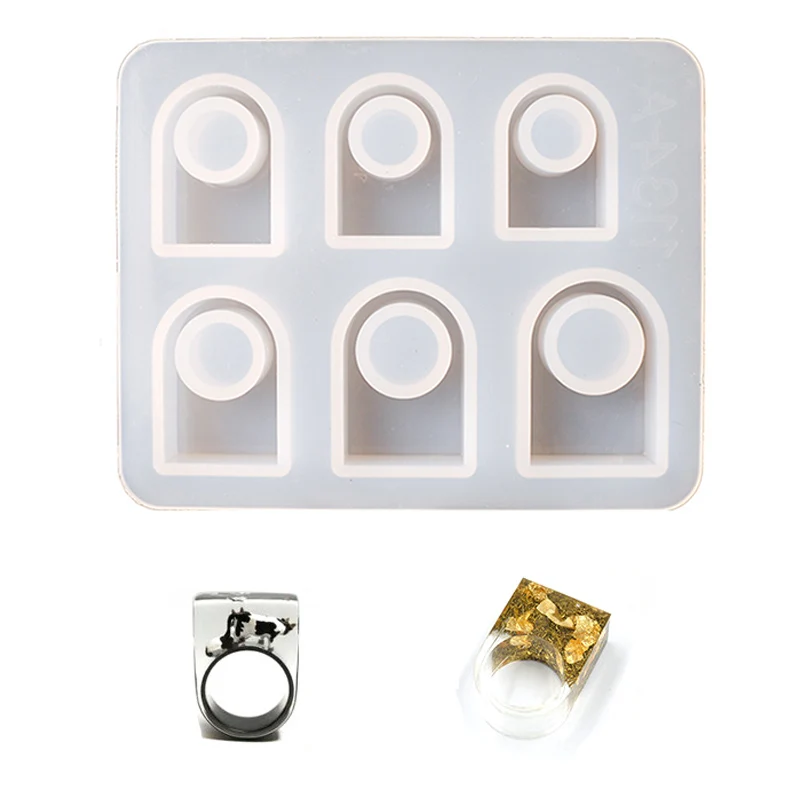 FUNSHOWCASE Cat Resin Ring Silicone Mold for Liquid Clay Crafting, Resin  Epoxy, Jewelry Making US Ring Size 5 6 7