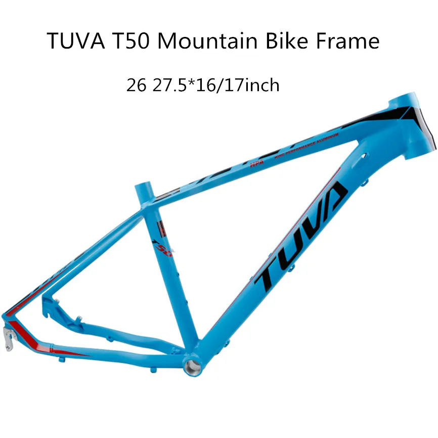 TUVA T50 MTB горный велосипед внедорожная рама 26/27. 5*16 17 дюймов алюминиевый сплав