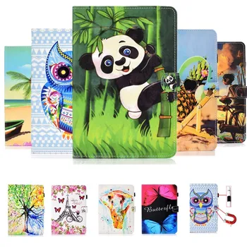 

Printed Case for Amazon All new kindle 10th kindle touch 10th 2019 Leather Soft Pineapple beach Wallet case With Pencil Holder