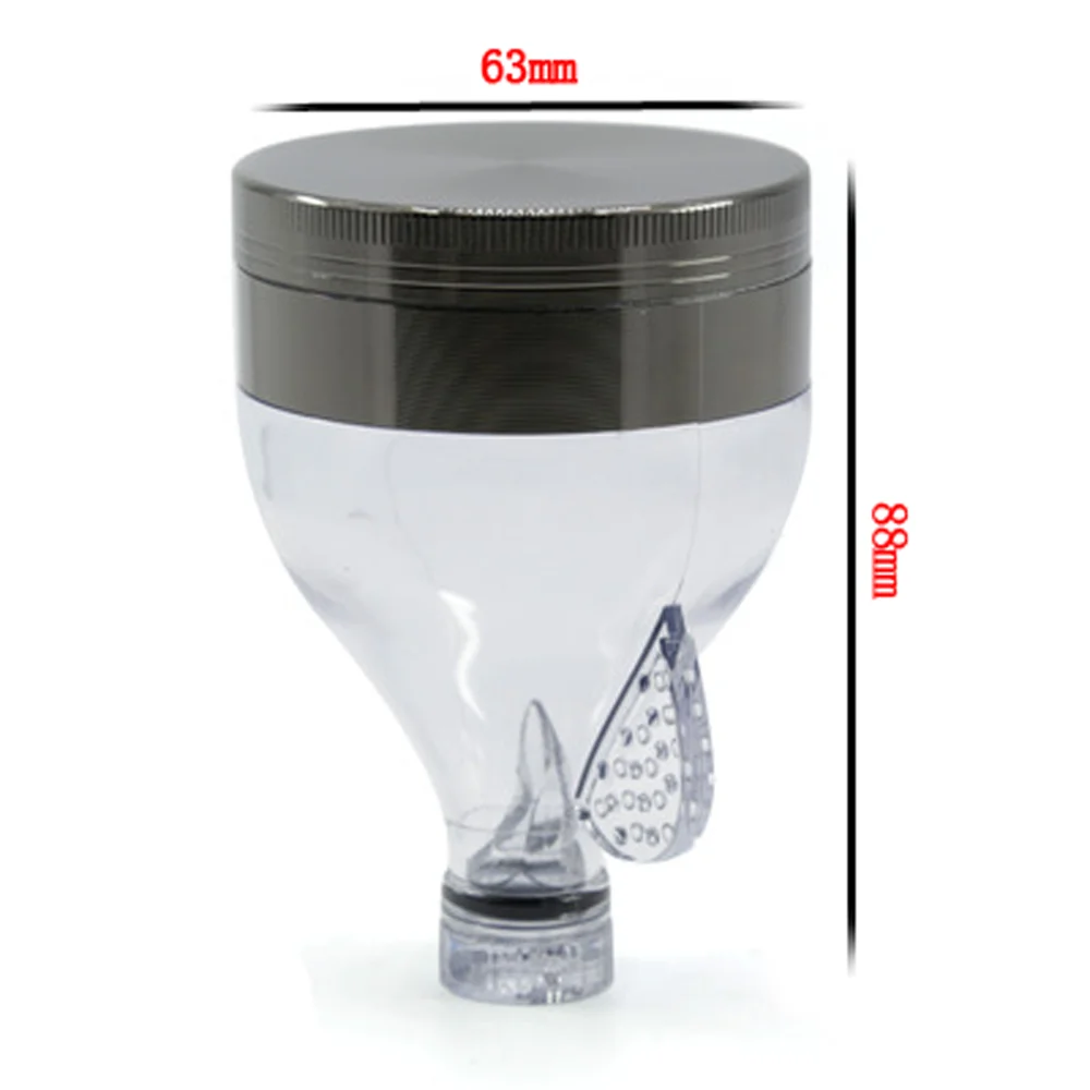 Zinc Alloy Grind Smoking Grinders Tobacco Grinder 63mm Cigarette Crush Cigarette Rolling Machine Plastic Funnel Smoking