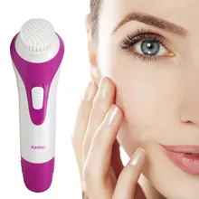 4 в 1 Сужающий поры Электрический инструмент для очищения лица длительная щетка для контроля над маслом Отшелушивающий массаж
