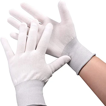 

EHDIS Vinyl Anti-static Window Tint Car Wrap Gloves 1 Pair Tinting Work Gloves Nylon Carbon Fiber Car Stickers Film Install Tool