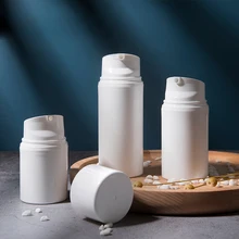 20 шт 30 мл 50 мл 80 мл 100 мл 120 мл 150 мл пустые бутылки с безвоздушным насосом мини портативные вакуумные косметические Бутылочки для лечения лосьона дорожные бутылки