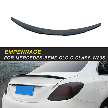

Rear Trunk Spoiler Lip Tail Wing Trim Cover Frame Sticker Accessories for Mercedes Benz C Class W205 2016-2019 Auto Car