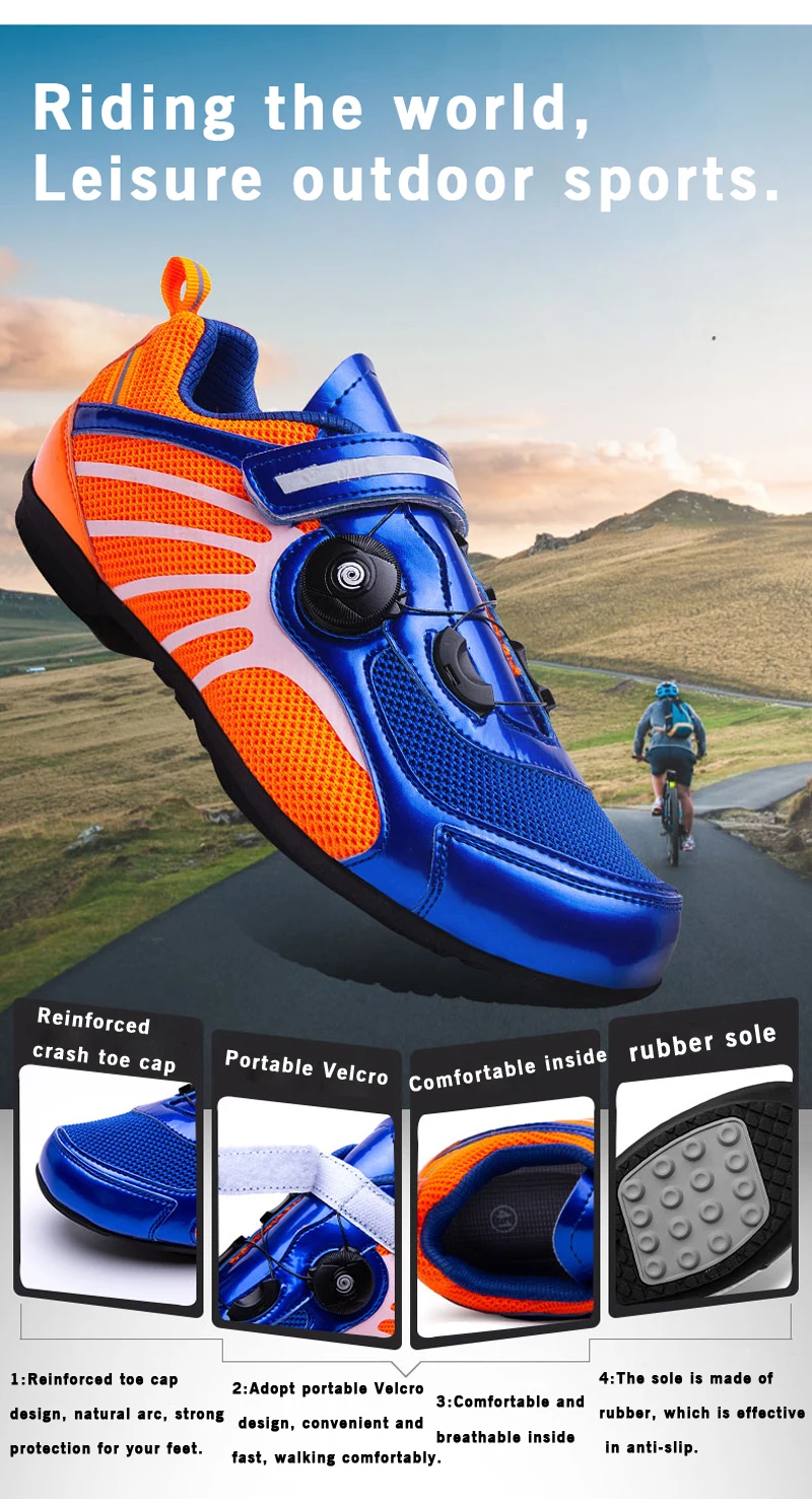 Men Cycling Shoes Sapatilha Ciclismo Mtb Men Sneakers Women Self-Locking Bicycle Racing Triathlon Mountain Bike Sports Shoes