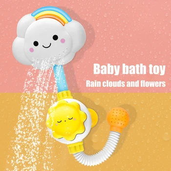 

Animal Cloud Shower Faucet Spray Water Swimming Bathroom Bath Toys Baby Bath Toy Bathing Tubfor Children Funny Water Game