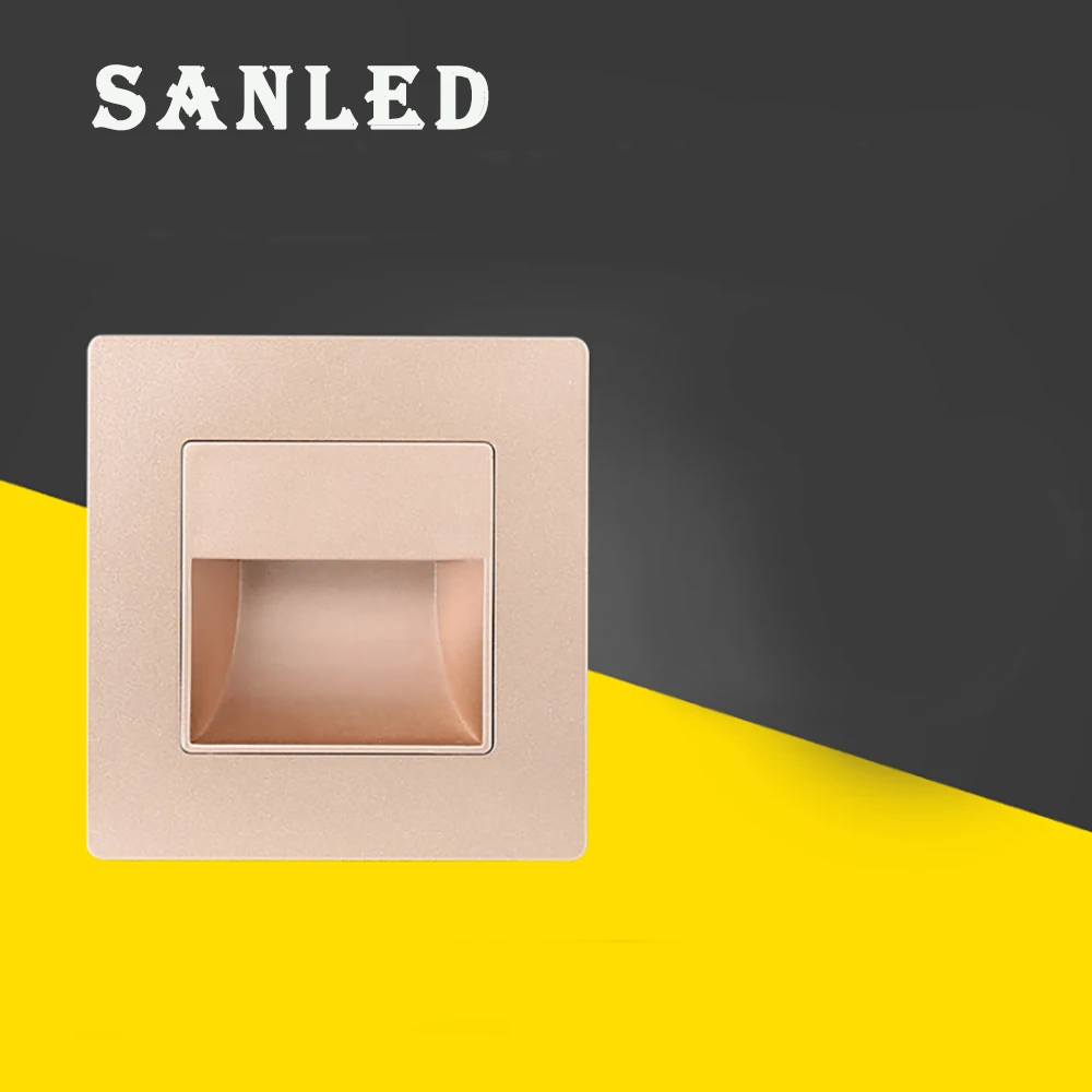 SANDIY 북유럽 벽 램프 Led 계단 조명 스위치 야간 조명 중단 된 방 장식 조명기구 욕실 발코니 단계 머리맡 램프