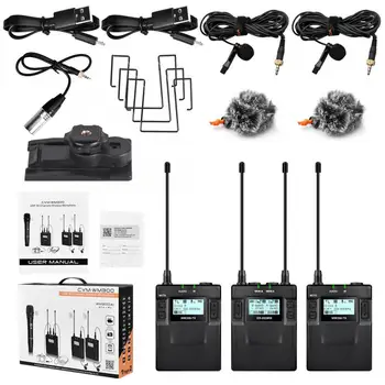 

COMICA CVM-WM300A 1R2T UHF Wireless Clip-on Microphone Transmitters Receiver Kit for DSLR Microphone Transmitters Receiver
