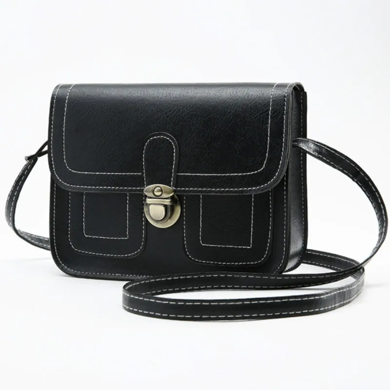  2019 New Korean Version The Small Square Women Bag Fashion Handbags Retro Shoulder Bag Messenger Ba - 4000133162979