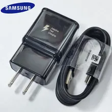 Samsung Быстрое Зарядное устройство USB адаптер питания 9 В 1,67 а Быстрая зарядка type C кабель для Galaxy S8 S8 S9 Plus A7 A3 A5 note9 8 A30 50