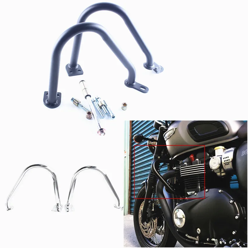 

Engine Guard Crash Bar Protector For Triumph Bonneville T100 T900 2009 2010 2011 2012 2013 2014 2015 2016 2017