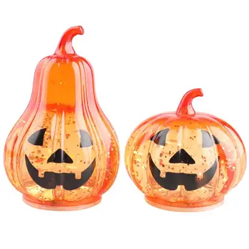 

2PCs Party Lamp Creative Decorative Practical Pumpkin Lamp LED Pumpkin Light Props Pumpkin Light for Party