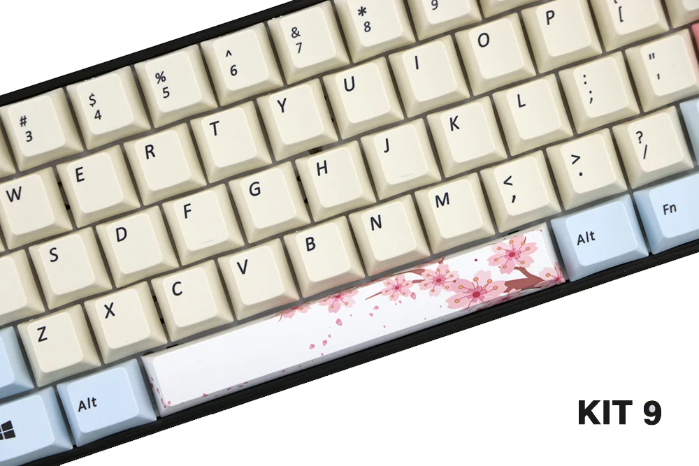 KIT 9 ПБТ краситель-подложенный пробел 6.25U Вишневый профиль - Цвет: KIT 9