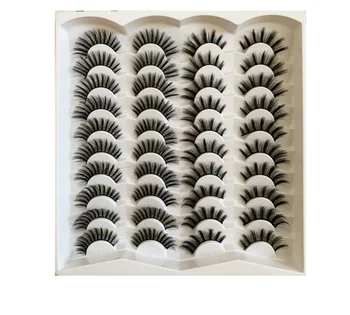 

20 Pairs 3D Soft Mink False Eyelashes Handmade Wispy Fluffy Long eyelashes eyelash extension mink eyelashes for beauty