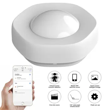 

WiFi Smart Motion Sensor PIR Motion Sensor Tuya/smart Life APP PIR Motion Sensor Human Body Infrared Security Alarm Detector