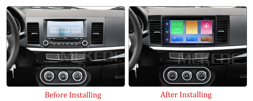 2G ram сенсорный авто-радио Android 9,0 автомобильный DVD мультимедийный плеер для Mitsubishi Lancer-ex 2008-2011 с wifi BT gps Камера просмотра