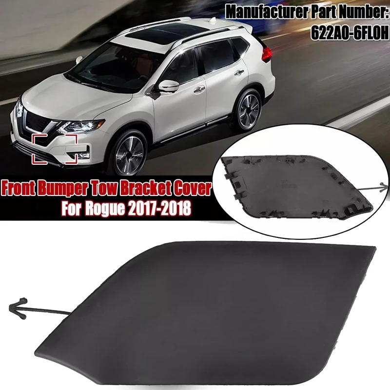 622A0 6FL0H Car Front Bumper Tow Hook Cap Cover for Nissan Rogue 2017
