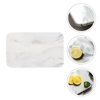 

Nordic Simple Ceramic Tray Rectangular Plate Cutting Board Cake Sushi Plate
