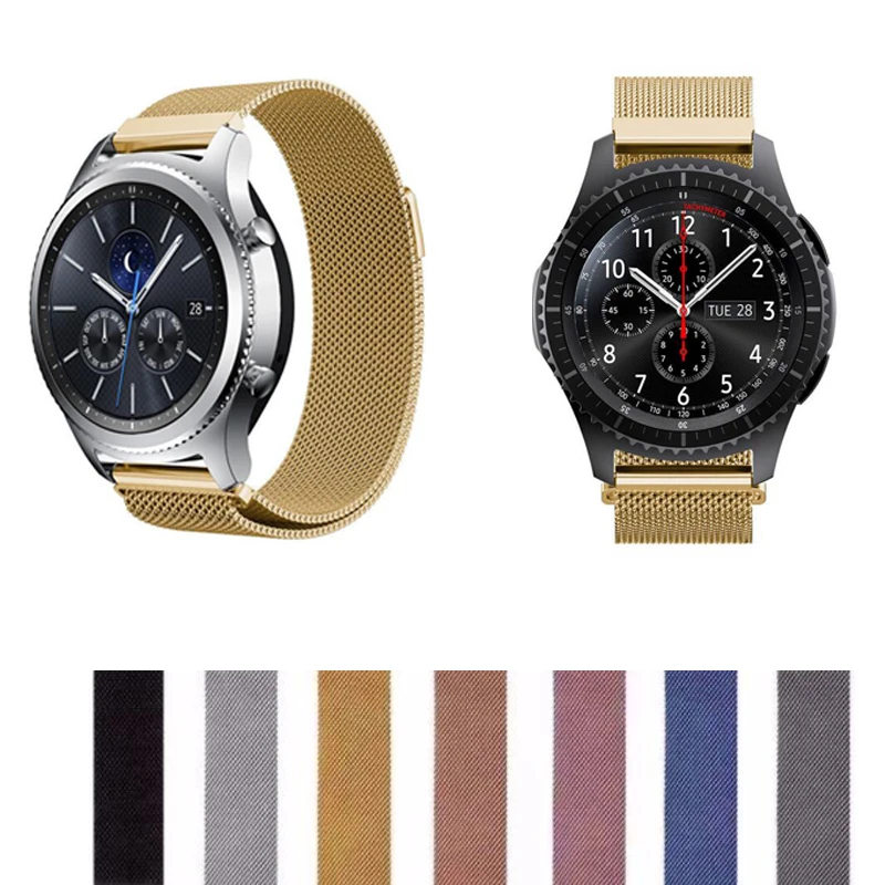 Ремешок 20 мм 22 для Samsung Galaxy Active 2 42 46 S3 s2 Neo Live pebble time Huawei GT Ticwatch S S2 1 E pro c2|Ремешки