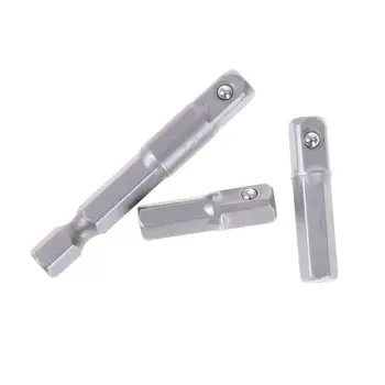 

5pcs/Set 1/4 3/8 1/2inch Drilling Socket Bit Adapter Driver Power Extension Bar Hand Power Tools Accessories