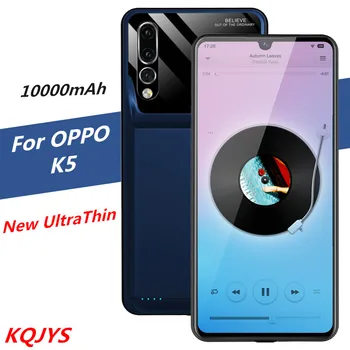 

KQJYS 10000mAh Ultra-Thin Power Bank Battery Case For OPPO K5 Charging Cover Portable Backup Battery Charger Cases For OPPO K5