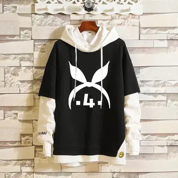 

Anime Quintessential Quintuplets Cartoon Nakano Miku Unisex Yotsuba Hoodie Halloween Costume Costume Fake Two Sweatshirt