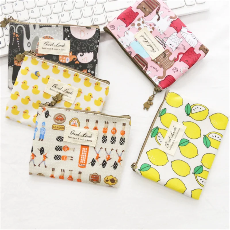 

Vogvigo Purses Cute Zipper Small Cartoon Animal Fruit Soldier Waterproof Coin Purse Card Bag Clutch Wallet key Bags Travel