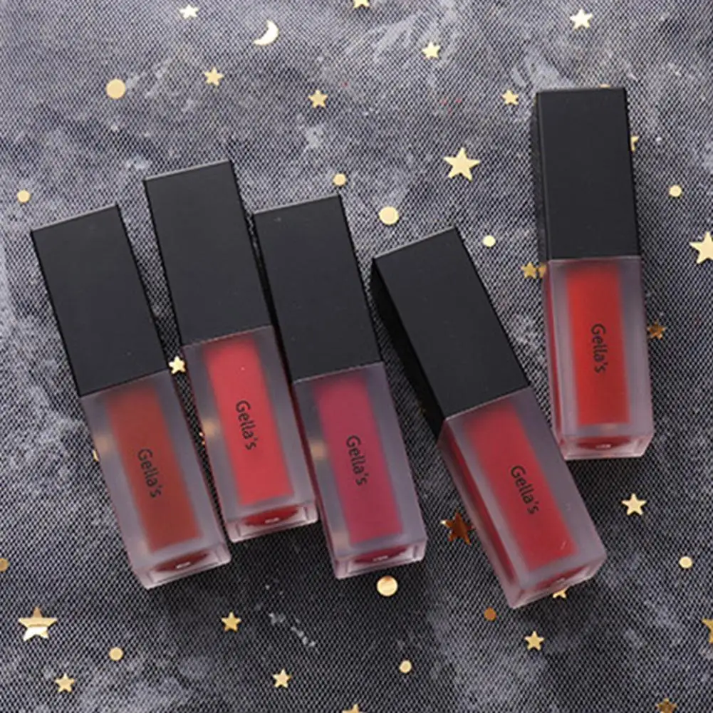 

Velvet Matte Liquid Lipstick Waterproof Moisturizer Smooth Lip Stick Long-lasting Lip Tint Cosmetic Lip Makeup Lipgloss