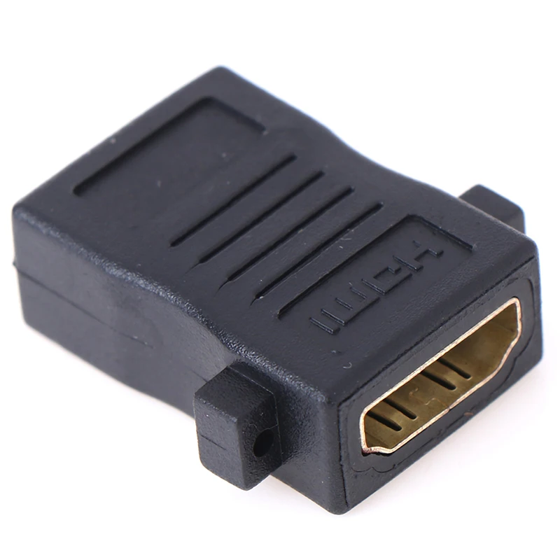1 шт. HDMI Женский к женскому панельному креплению Удлинительный соединитель