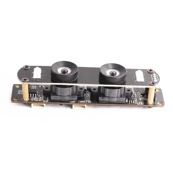 

2MP WDR Non Distortion UVC Dual Lens USB Camera Module Color Monochrome IR Stereo Webcam for Face Recognition Biopsy Detection