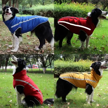 

Winter Warm Pets Dogs Coat Clothes Hoodie Jacket Warm Clothing Clothes Reflective Thickened Clothes Ropa Perro French Bulldog