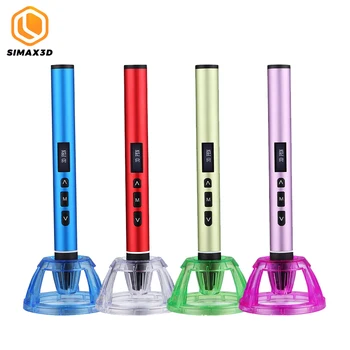 

SIMAX3D 3D Kids Toy Printing Pen Support PCL/PLA Filament 3D Drawing Pen DIY Design Low Temperature Children's Creative Toy Gift