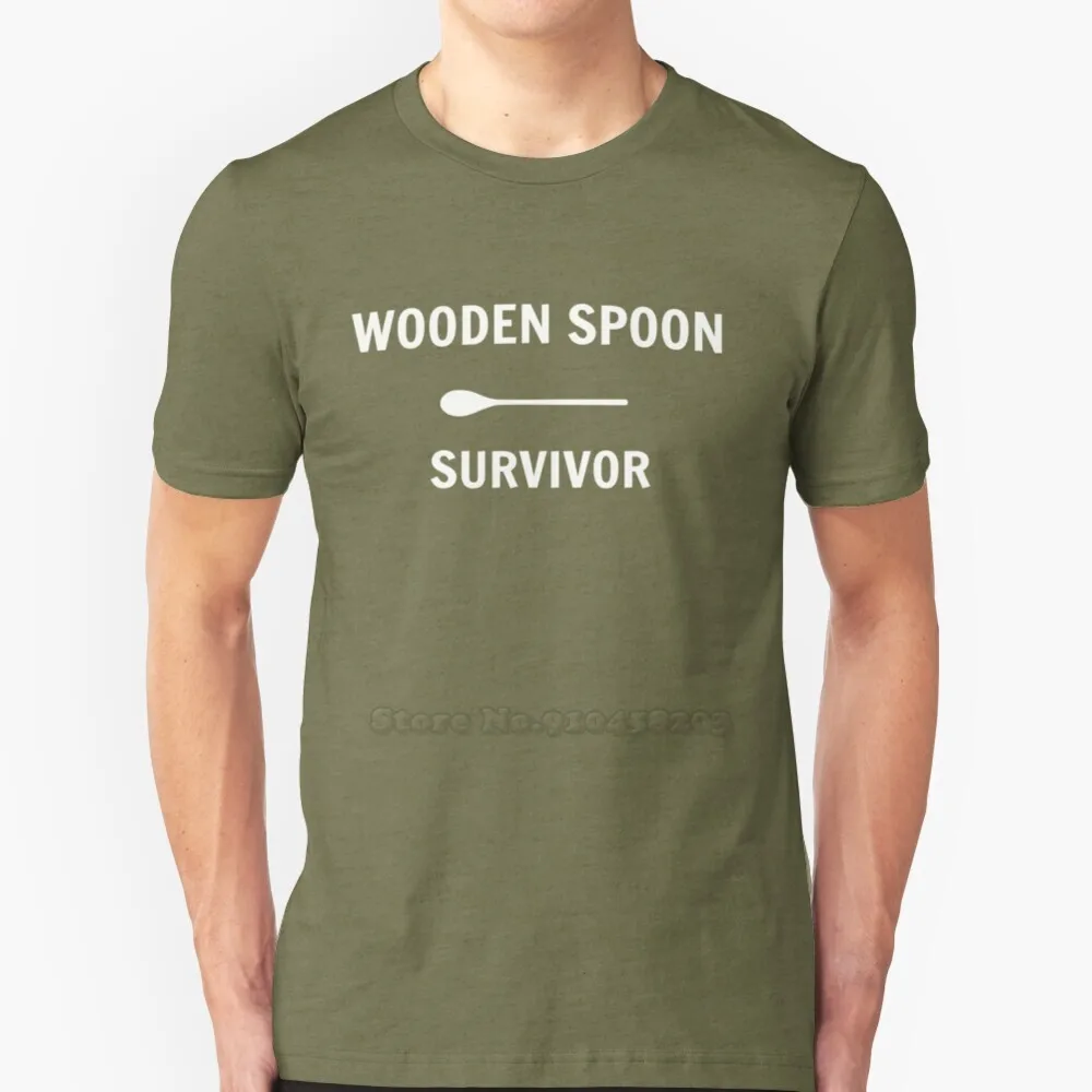 Wooden Spoon Survivor Shortsleeved Tshirt Harajuku Hiphop Tshirt