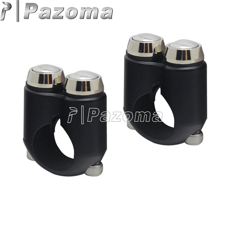 1 &quot7/8&quot руль на заказ винтажный кафе Racer переключатель передач корпус две кнопки